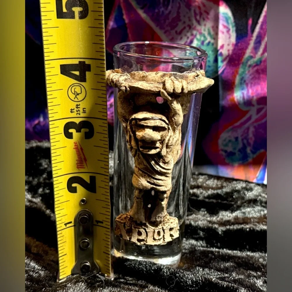 Double Shot Glass Xplor Park Mexico Mayan Ancient Civilization Theme